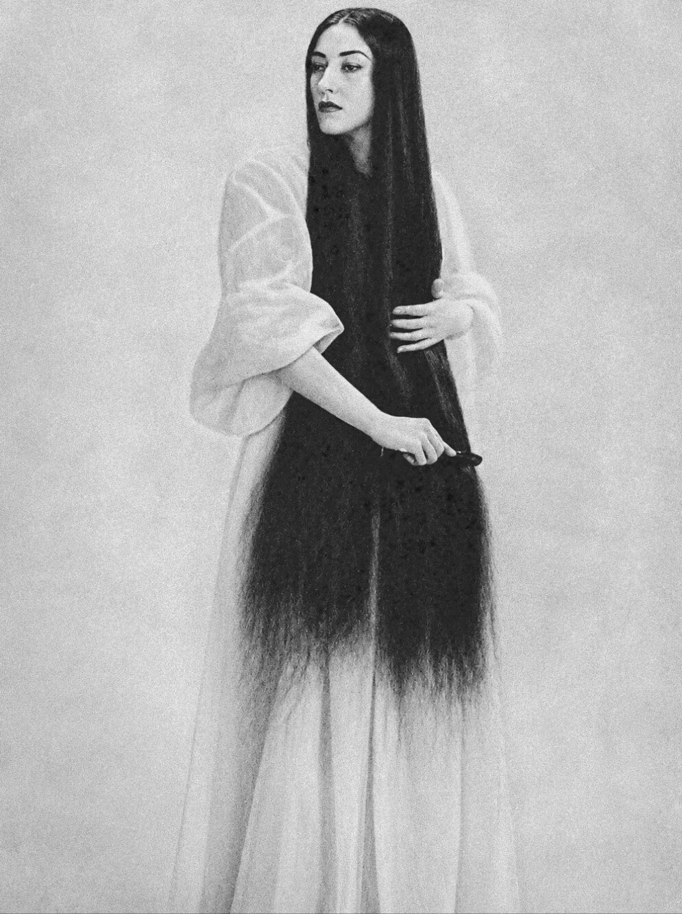 Beautiful VIctorian Era Woman Famous for their long hair Hair Style Beauty Art